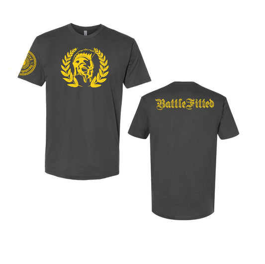 Spartan T. Charcoal/Yellow